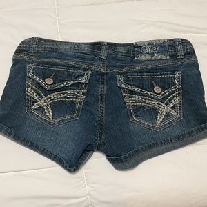 Denim shorts